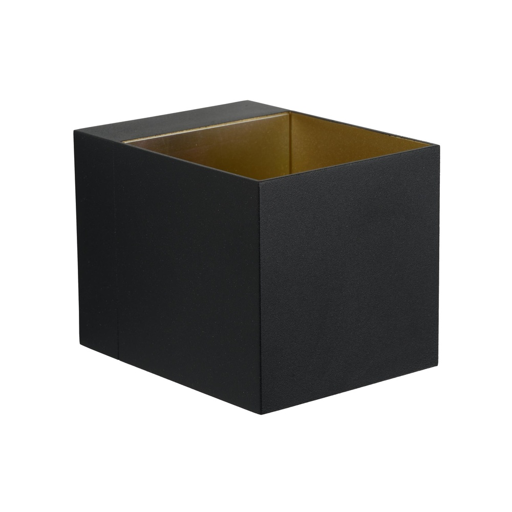 Lucide Design wandspotDevi vierkant zwart - 09201/01/30